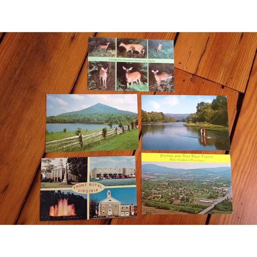 Vtg Front Royal Shenandoah Valley National Park Skyline Drive Virginia Postcards